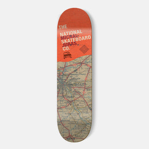 8.0" MICHAL WARSAW MAP SKATEBOARD DECK (MEDIUM CONCAVE)