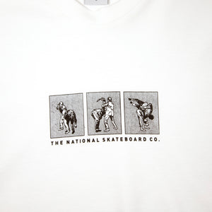 OFFICE POLITICS TRIPTYCH TEE - OFF WHITE