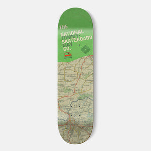 8" TOMMY TOFT MONKS MAP SKATEBOARD DECK (MEDIUM CONCAVE)