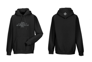 EMBROIDERED HOODY - BLACK