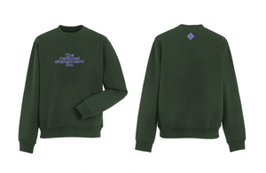 EMBROIDERED CREWNECK - GREEN